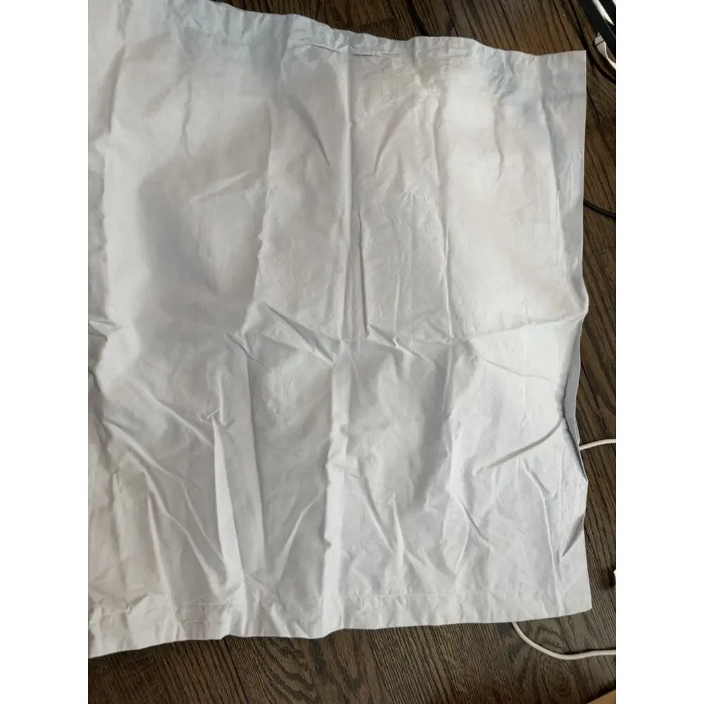PARACHUTE Percale Cotton KING Pillow Sham Set(2) Light Gray $89 NWT